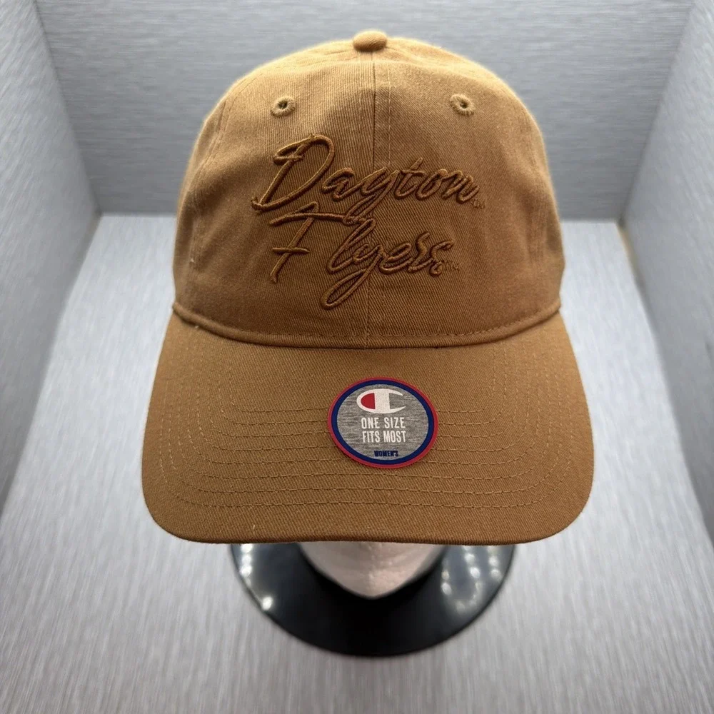 Champion Dayton Flyers Adjustable Hat Brown Embroidered NCAA Cap OSFM New